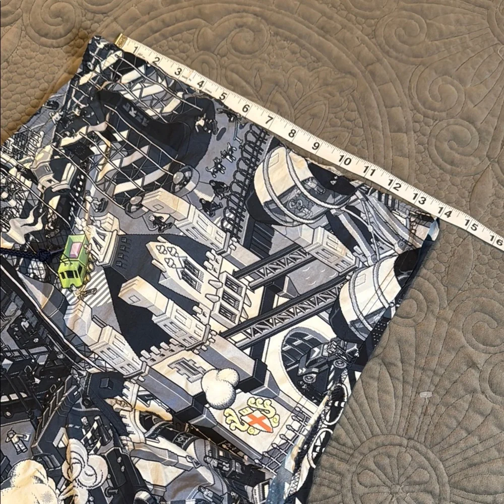 Paul Smith Black and Gray Graphic Swim Trunks